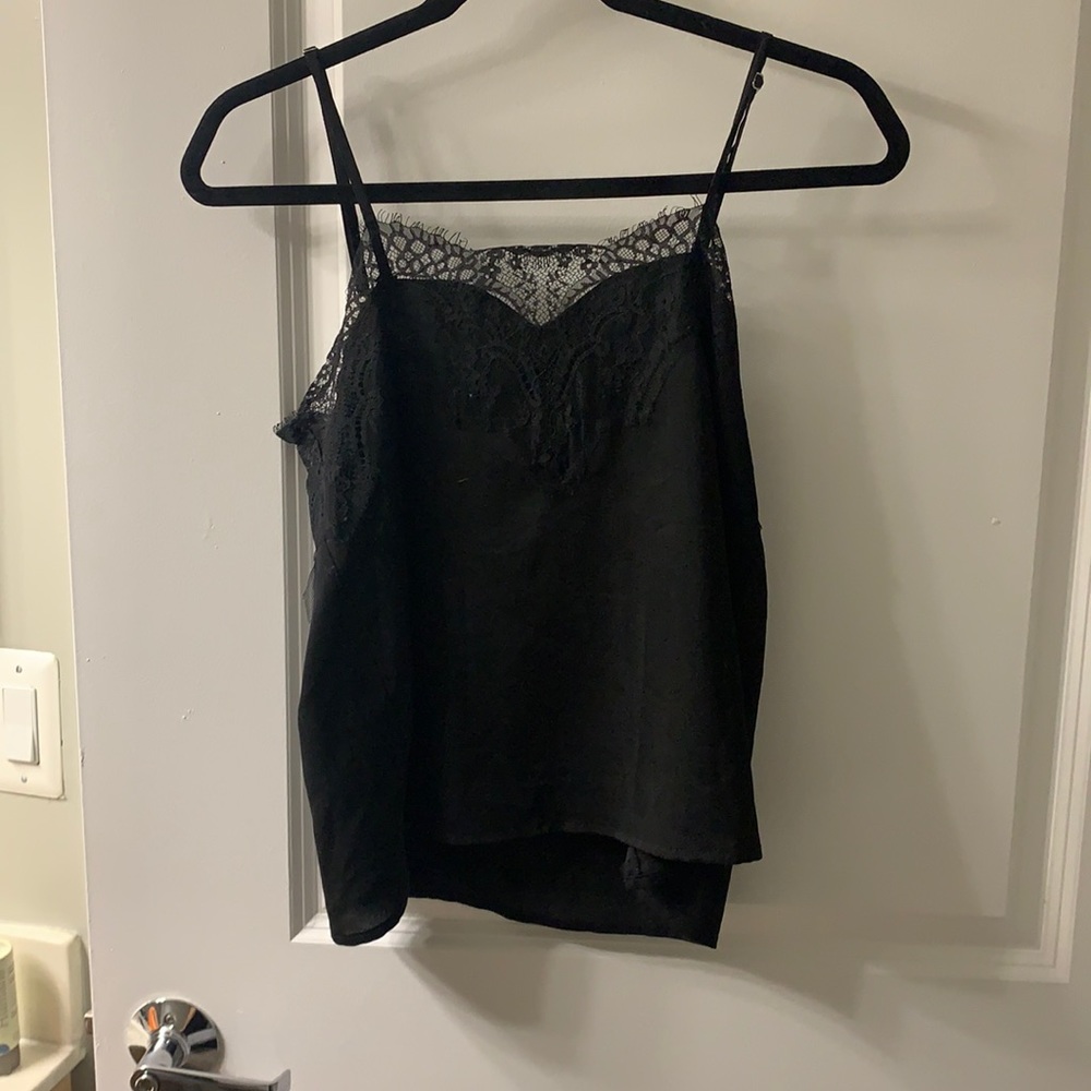 Lulus Black Lace Top